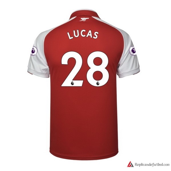 Camiseta Arsenal Primera equipación Lucas 2017-2018